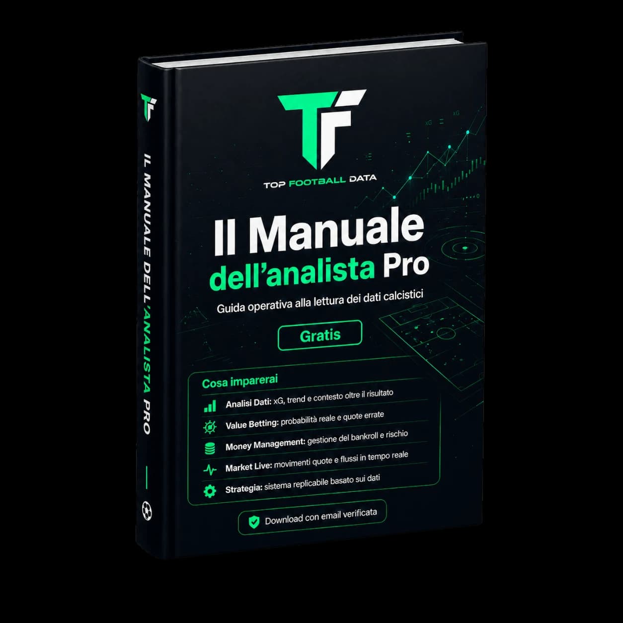 Mockup guida PDF gratuita Top Football Data